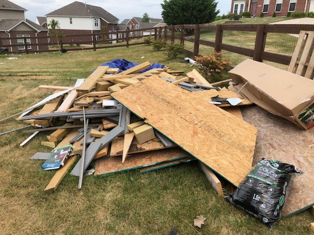 construction debris removal