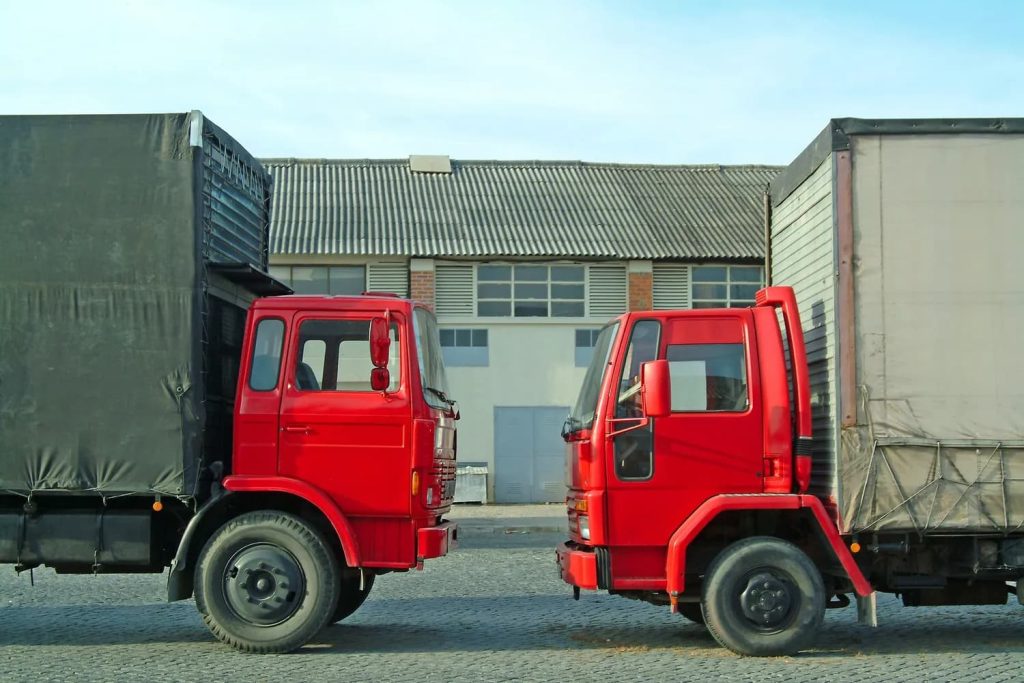 truck Blue Koi Hauling